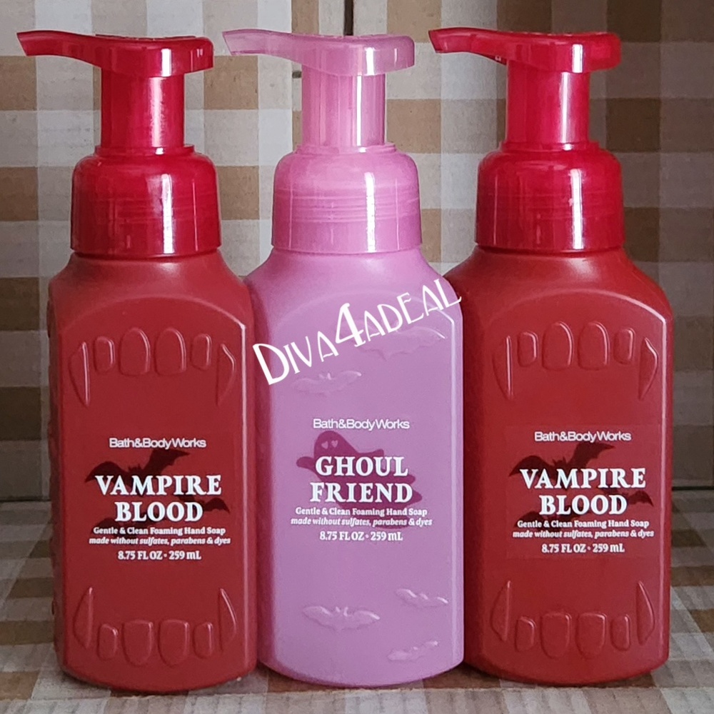 3X Bath Body Works HALLOWEEN 2025 8.75 FL OZ Foaming Hand Soap Bundle